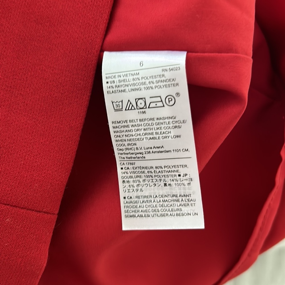 Banana republic skirt in dark red / burgundy color - Picture 6 of 7